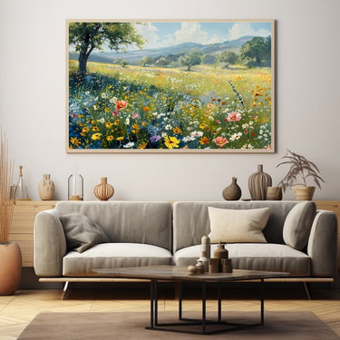 Oil Painting Wild Flowers